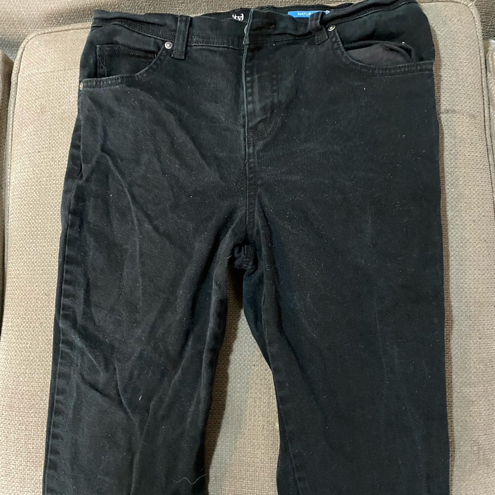 Style & Co. Natural Fit 10 Petite Black Jeans